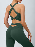 Women's Knitted Nylon Leggings Sustainable Yoga Bottoms - BERLOOK