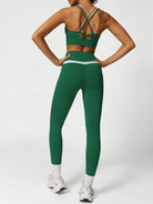 Women's Knitted Nylon Leggings Sustainable Yoga Bottoms - BERLOOK