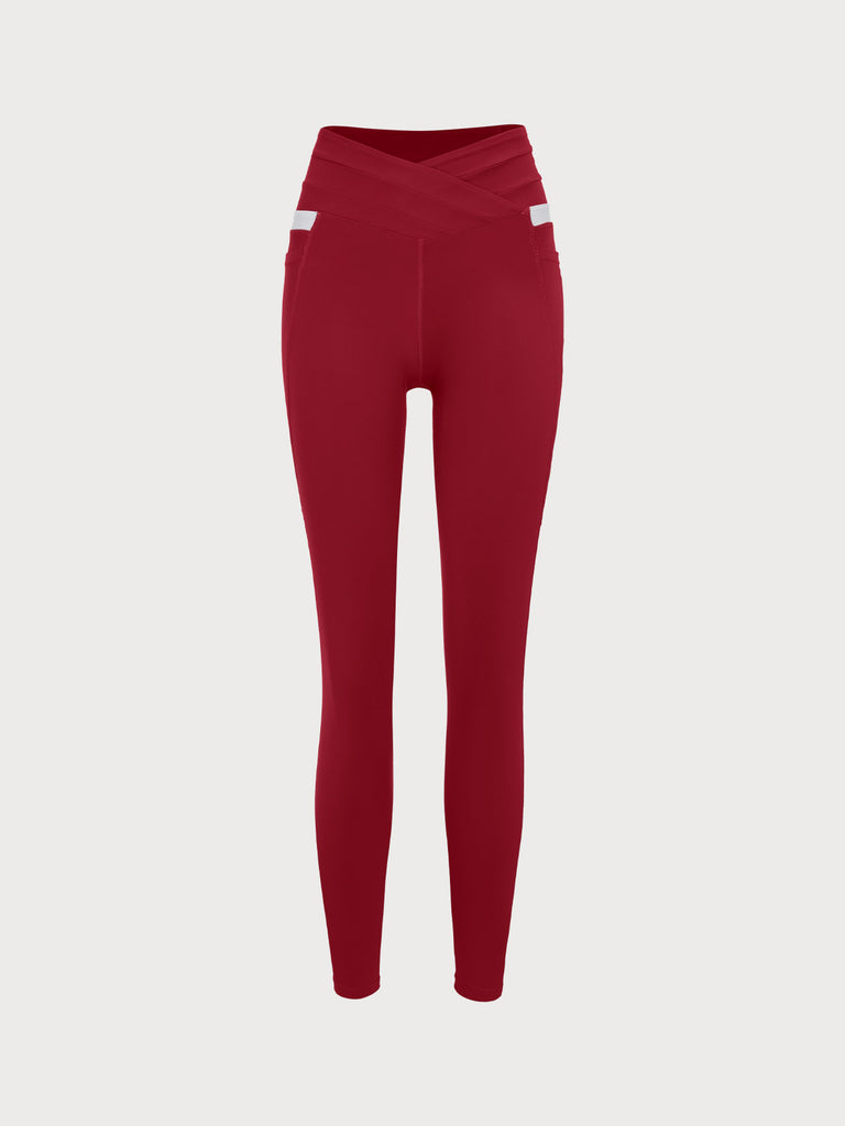 Women's Knitted Nylon Leggings Sustainable Yoga Bottoms - BERLOOK