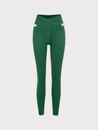 Women's Knitted Nylon Leggings Sustainable Yoga Bottoms - BERLOOK