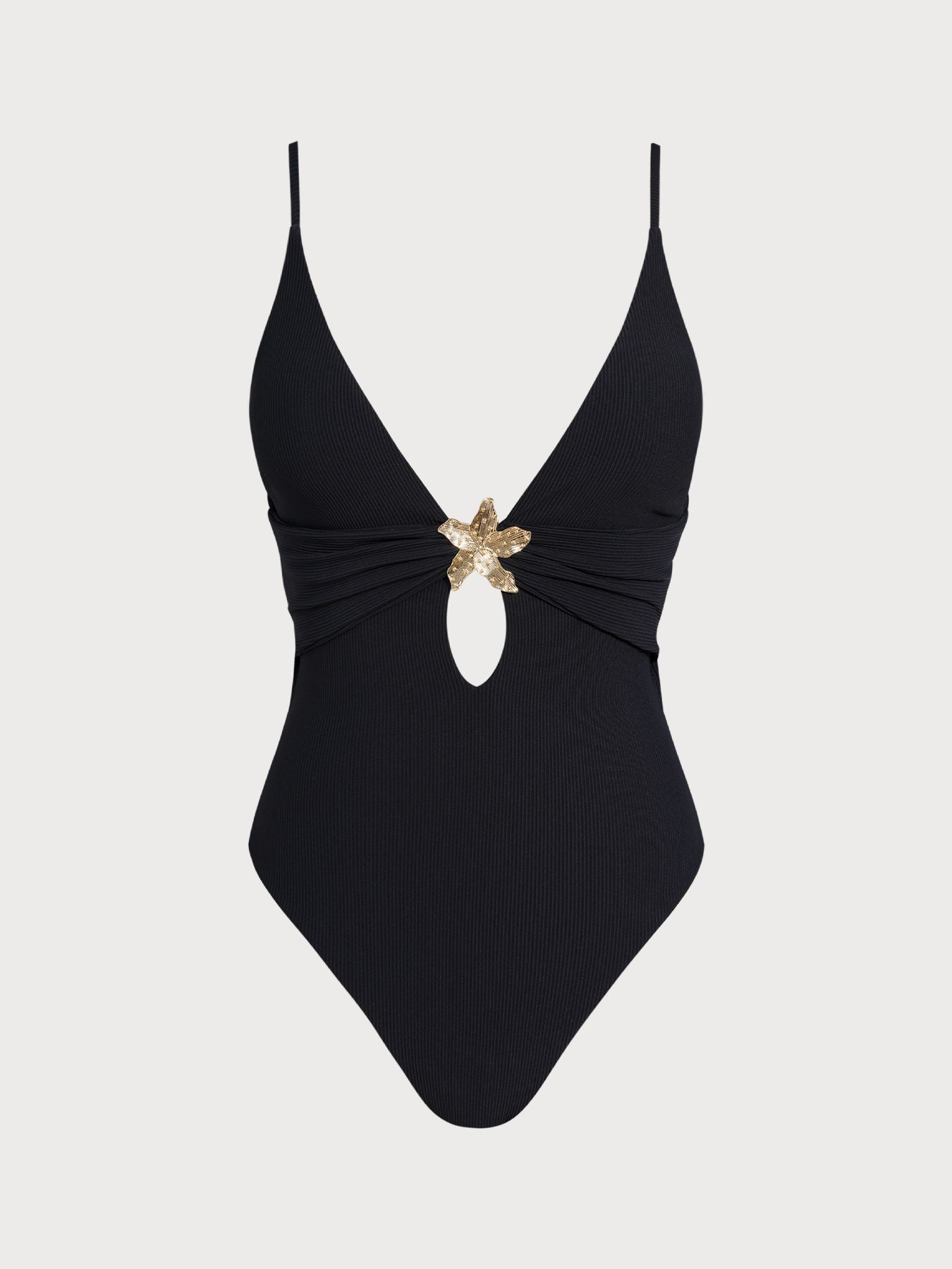 Women's Knitted Nylon One-Piece Swimsuit Sustainable One-Pieces - BERLOOK