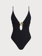 Women's Knitted Nylon One-Piece Swimsuit Sustainable One-Pieces - BERLOOK