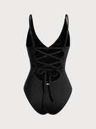 Women's Knitted Nylon One-Piece Swimsuit Sustainable One-Pieces - BERLOOK