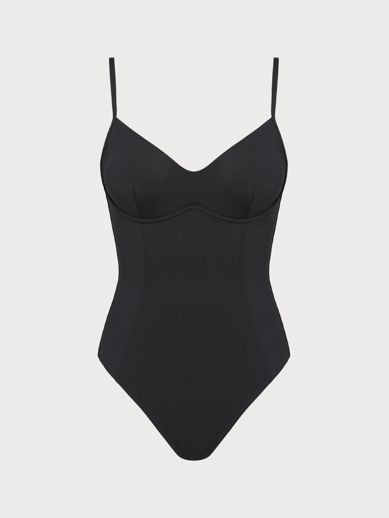 Women's Knitted Nylon One-Piece Swimsuit Sustainable One-Pieces - BERLOOK