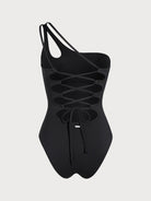 Women's Knitted Nylon One-Piece Swimsuit Sustainable One-Pieces - BERLOOK