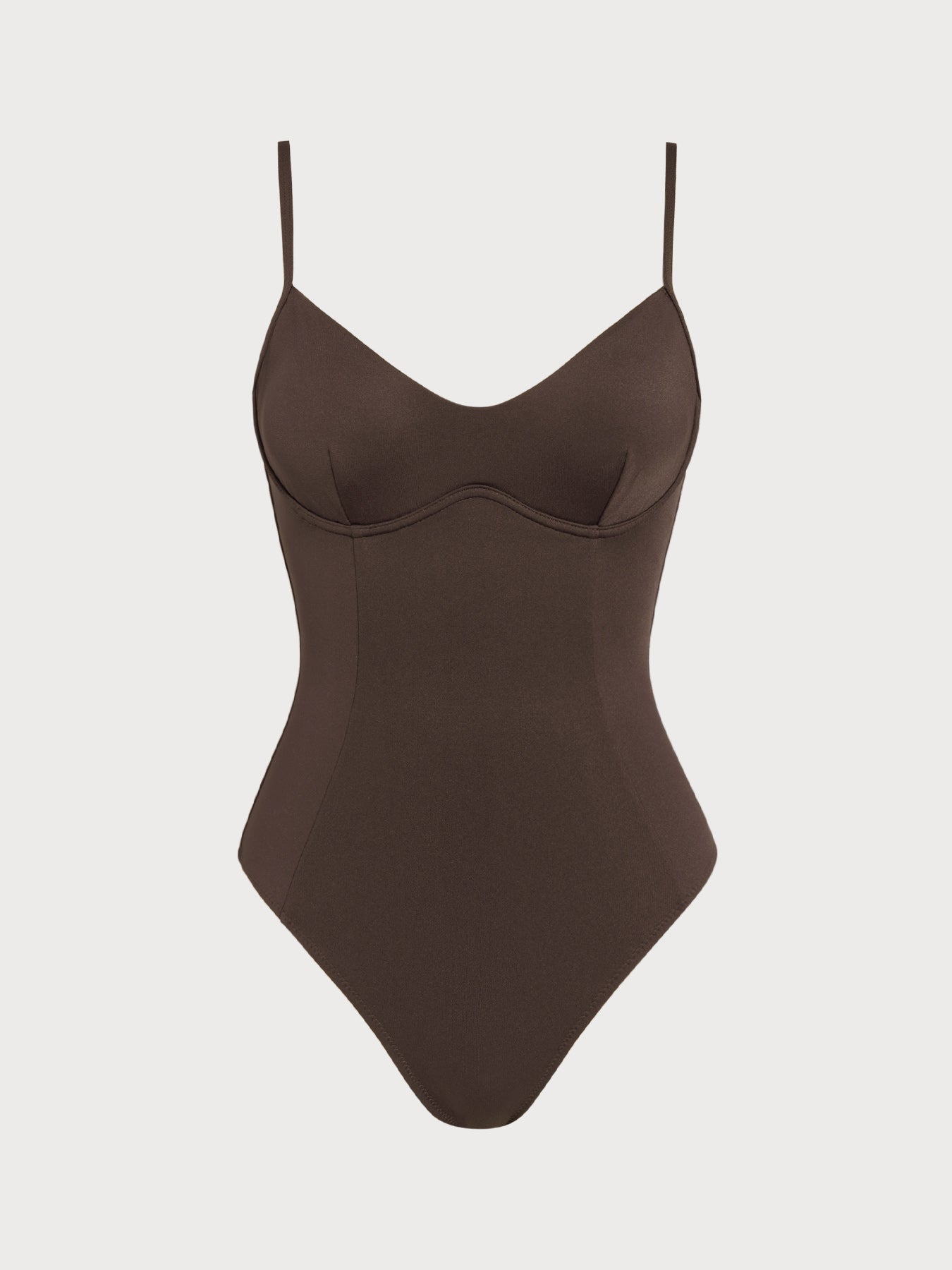 Women's Knitted Nylon One-Piece Swimsuit Sustainable One-Pieces - BERLOOK