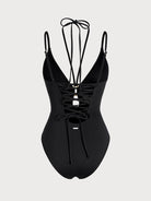Women's Knitted Nylon One-Piece Swimsuit Sustainable One-Pieces - BERLOOK
