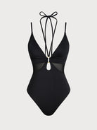 Women's Knitted Nylon One-Piece Swimsuit Sustainable One-Pieces - BERLOOK