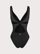 Women's Knitted Nylon One-Piece Swimsuit Sustainable One-Pieces - BERLOOK