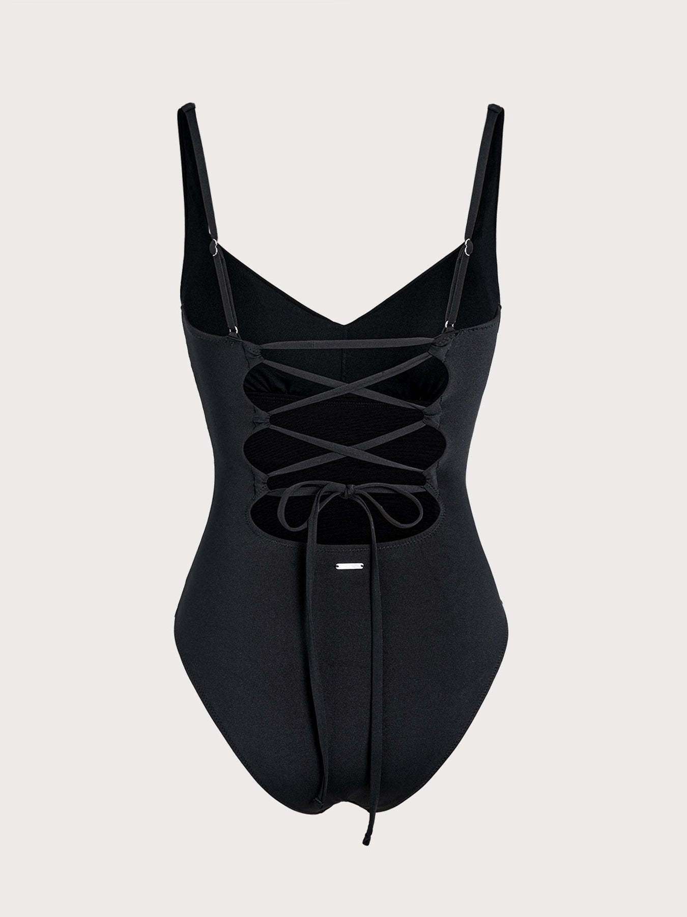 Women's Knitted Nylon One-Piece Swimsuit Sustainable One-Pieces - BERLOOK
