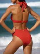 Women's Knitted Nylon One-Piece Swimsuit Sustainable One-Pieces - BERLOOK