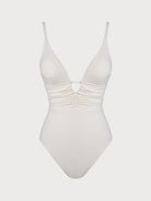 Women's Knitted Nylon One-Piece Swimsuit Sustainable One-Pieces - BERLOOK