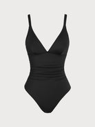 Women's Knitted Nylon One-Piece Swimsuit Sustainable One-Pieces - BERLOOK