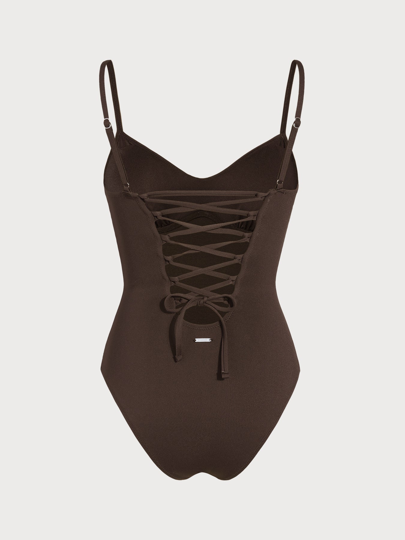 Women's Knitted Nylon One-Piece Swimsuit Sustainable One-Pieces - BERLOOK
