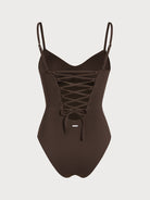 Women's Knitted Nylon One-Piece Swimsuit Sustainable One-Pieces - BERLOOK