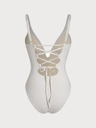 Women's Knitted Nylon One-Piece Swimsuit Sustainable One-Pieces - BERLOOK