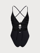 Women's Knitted Nylon One-Piece Swimsuit Sustainable One-Pieces - BERLOOK