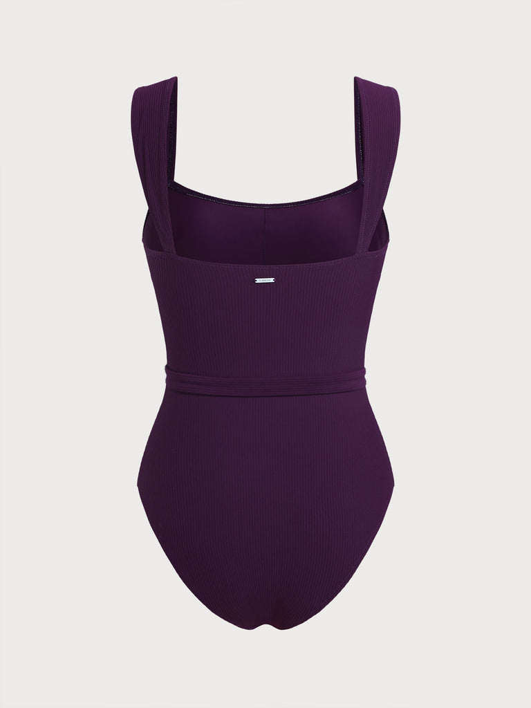 Women's Knitted Nylon One-Piece Swimwear Sustainable One-Pieces - BERLOOK