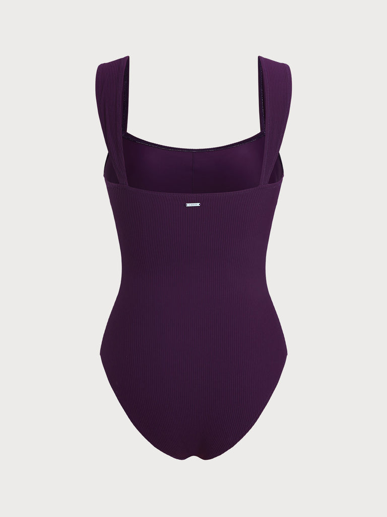 Women's Knitted Nylon One-Piece Swimwear Sustainable One-Pieces - BERLOOK