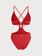 Women's Knitted Nylon One-Piece Swimwear Sustainable One-Pieces - BERLOOK