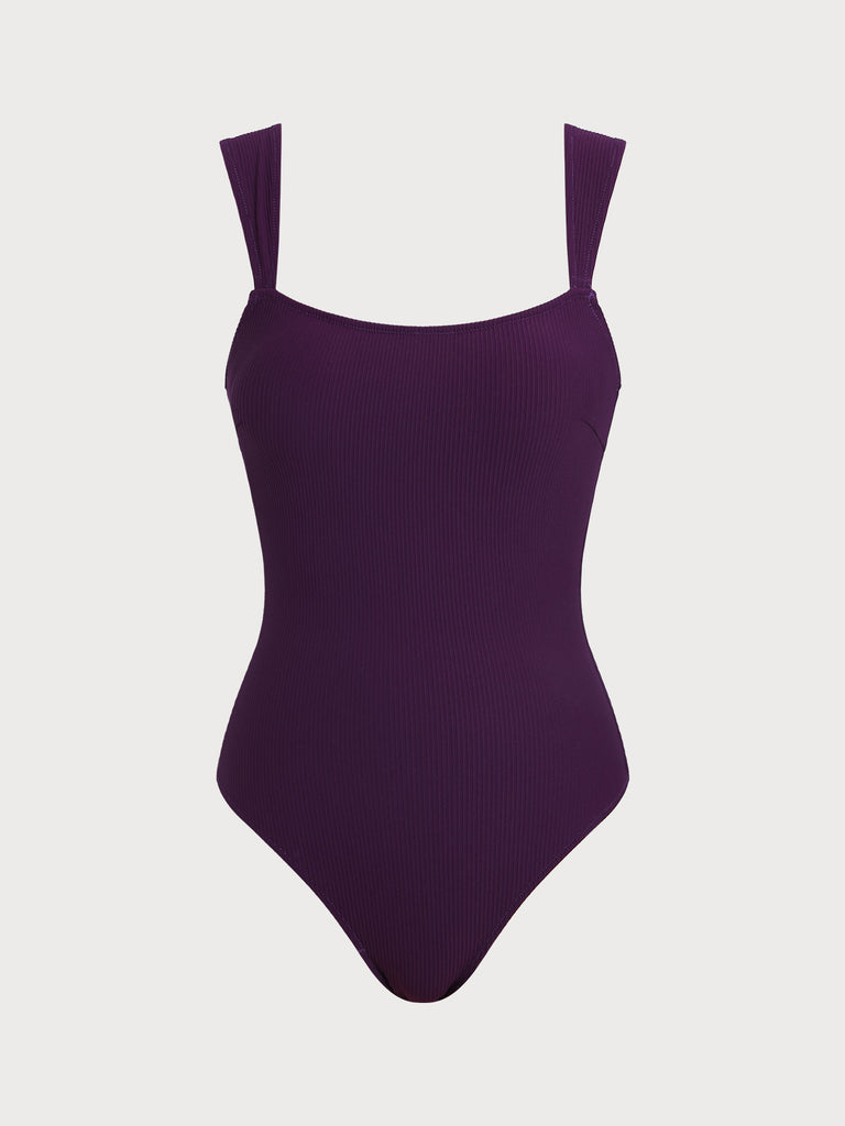 Women's Knitted Nylon One-Piece Swimwear Sustainable One-Pieces - BERLOOK
