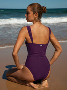Women's Knitted Nylon One-Piece Swimwear Sustainable One-Pieces - BERLOOK