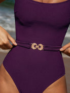 Women's Knitted Nylon One-Piece Swimwear Sustainable One-Pieces - BERLOOK