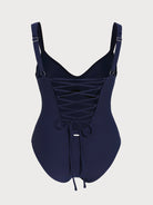 Women's Knitted Nylon Plus-size One-piece Sustainable Plus Size One-Pieces - BERLOOK