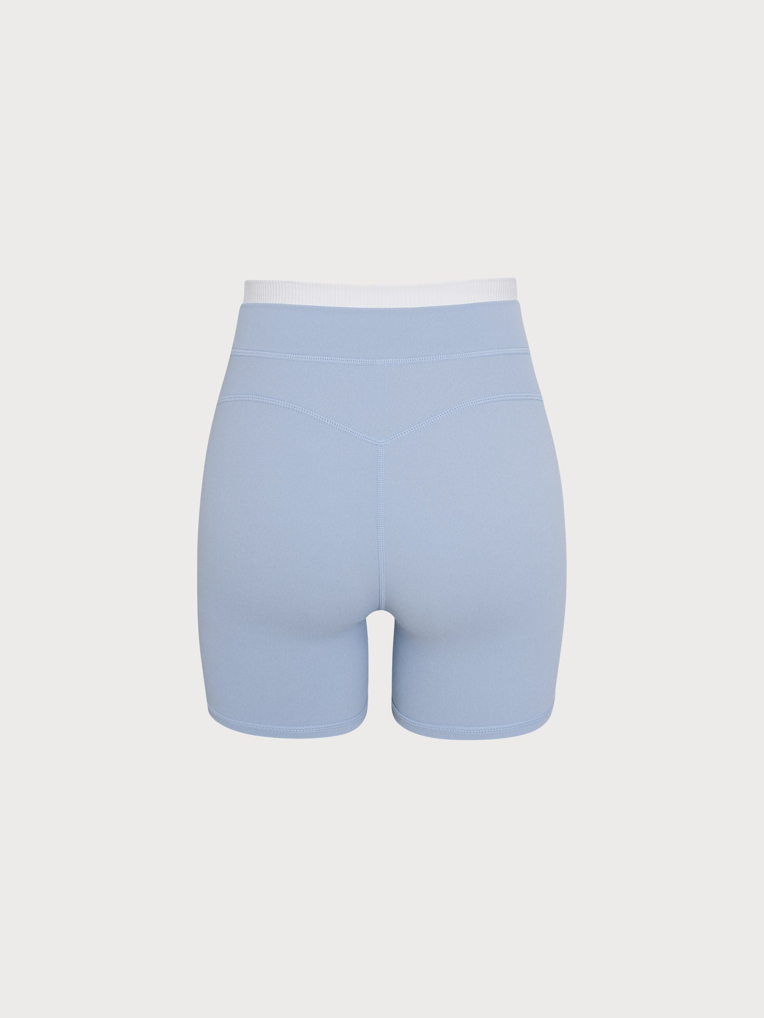 Women's Knitted Nylon Shorts Sustainable Yoga Bottoms - BERLOOK