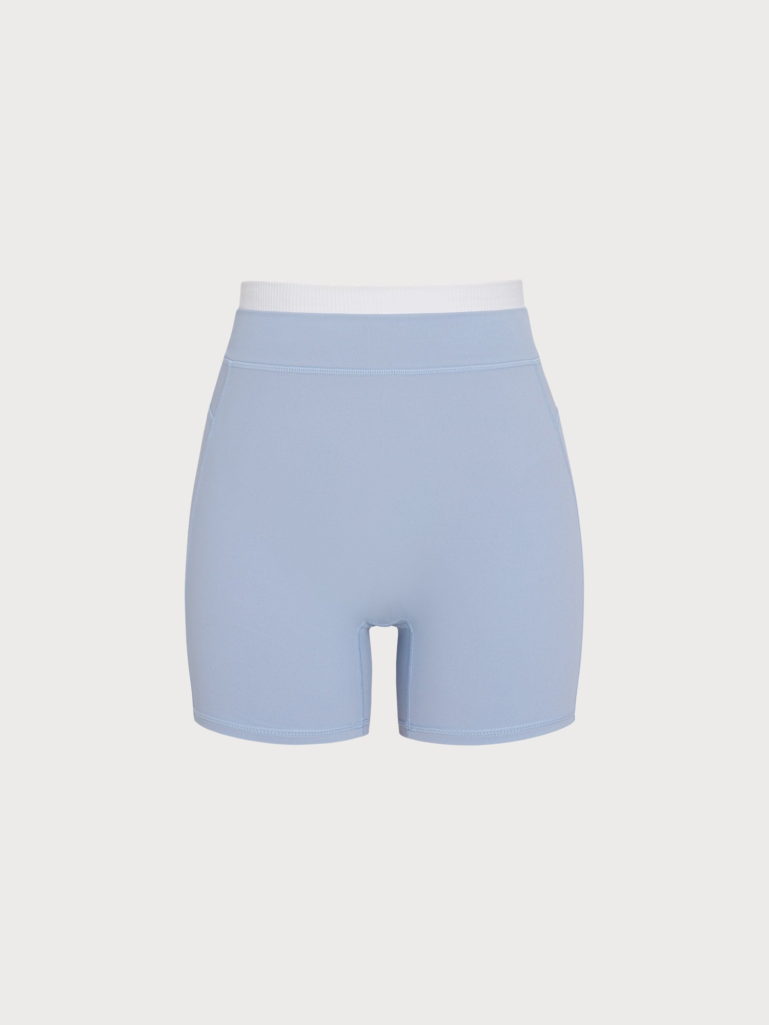 Women's Knitted Nylon Shorts Sustainable Yoga Bottoms - BERLOOK