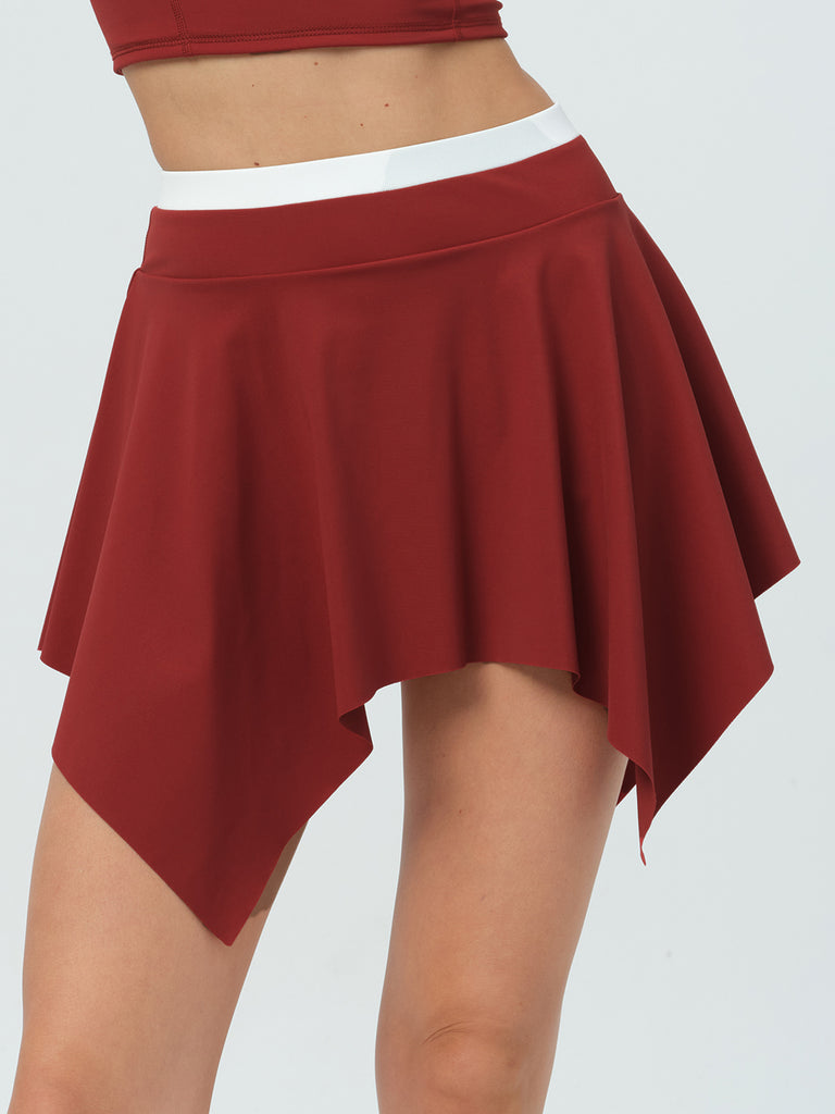 Women's Knitted Nylon Skirts Sustainable Yoga Bottoms - BERLOOK