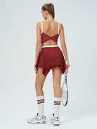 Women's Knitted Nylon Skirts Sustainable Yoga Bottoms - BERLOOK