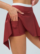 Women's Knitted Nylon Skirts Sustainable Yoga Bottoms - BERLOOK