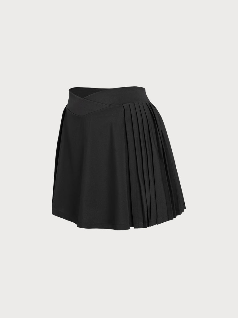 Women's Knitted Nylon Skirts Sustainable Yoga Bottoms - BERLOOK