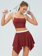 Women's Knitted Nylon Skirts Sustainable Yoga Bottoms - BERLOOK