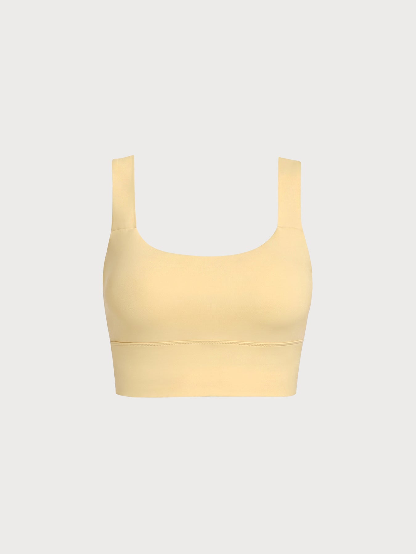 Women's Knitted Nylon Sports Bra Sustainable Yoga Tops - BERLOOK