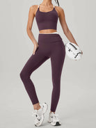 Women's Knitted Nylon Sports Bra Sustainable Yoga Tops - BERLOOK