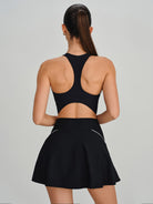 Women's Knitted Nylon Sports Bra Sustainable Yoga Tops - BERLOOK