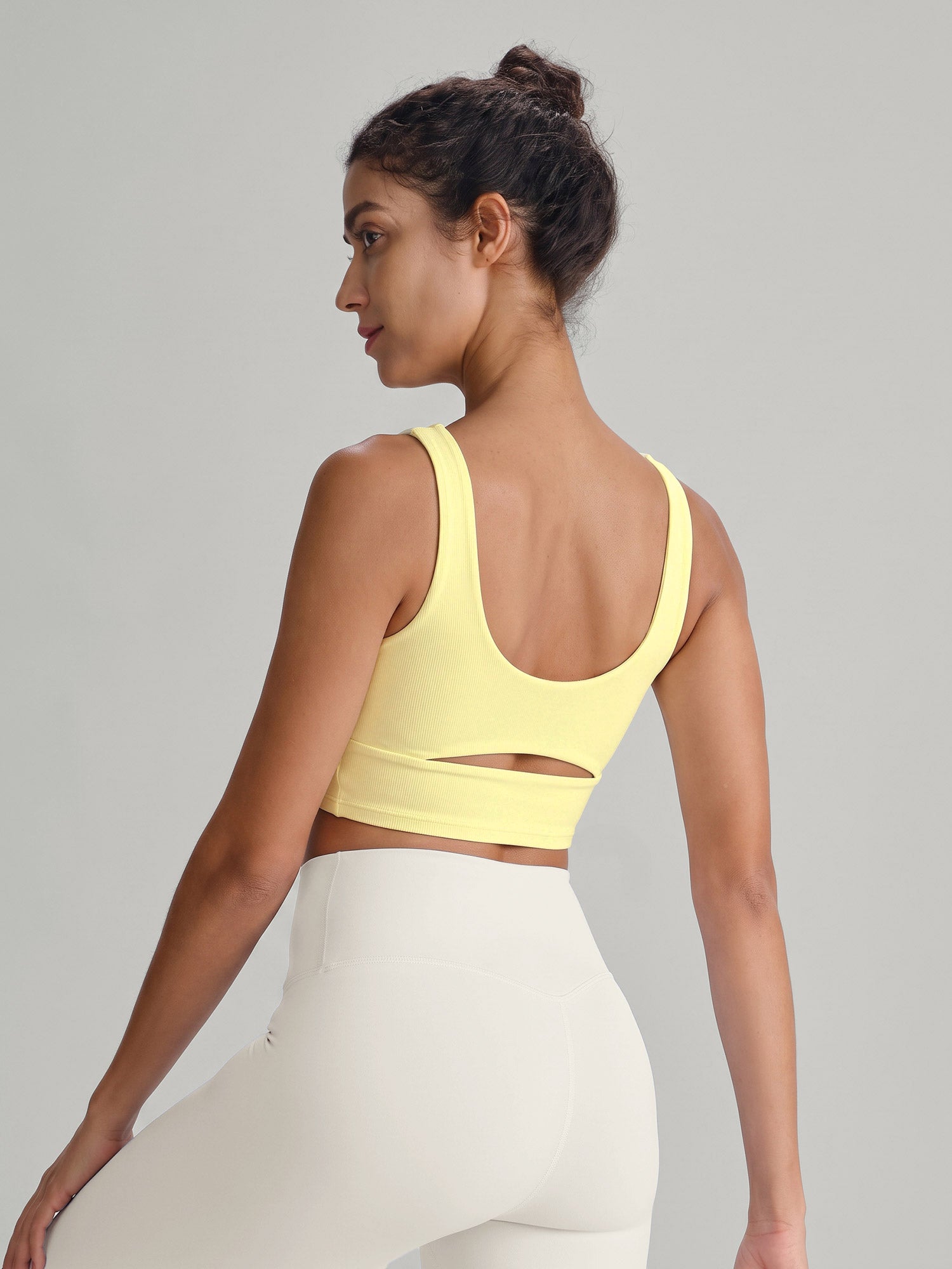 Women's Knitted Nylon Sports Bra Sustainable - BERLOOK