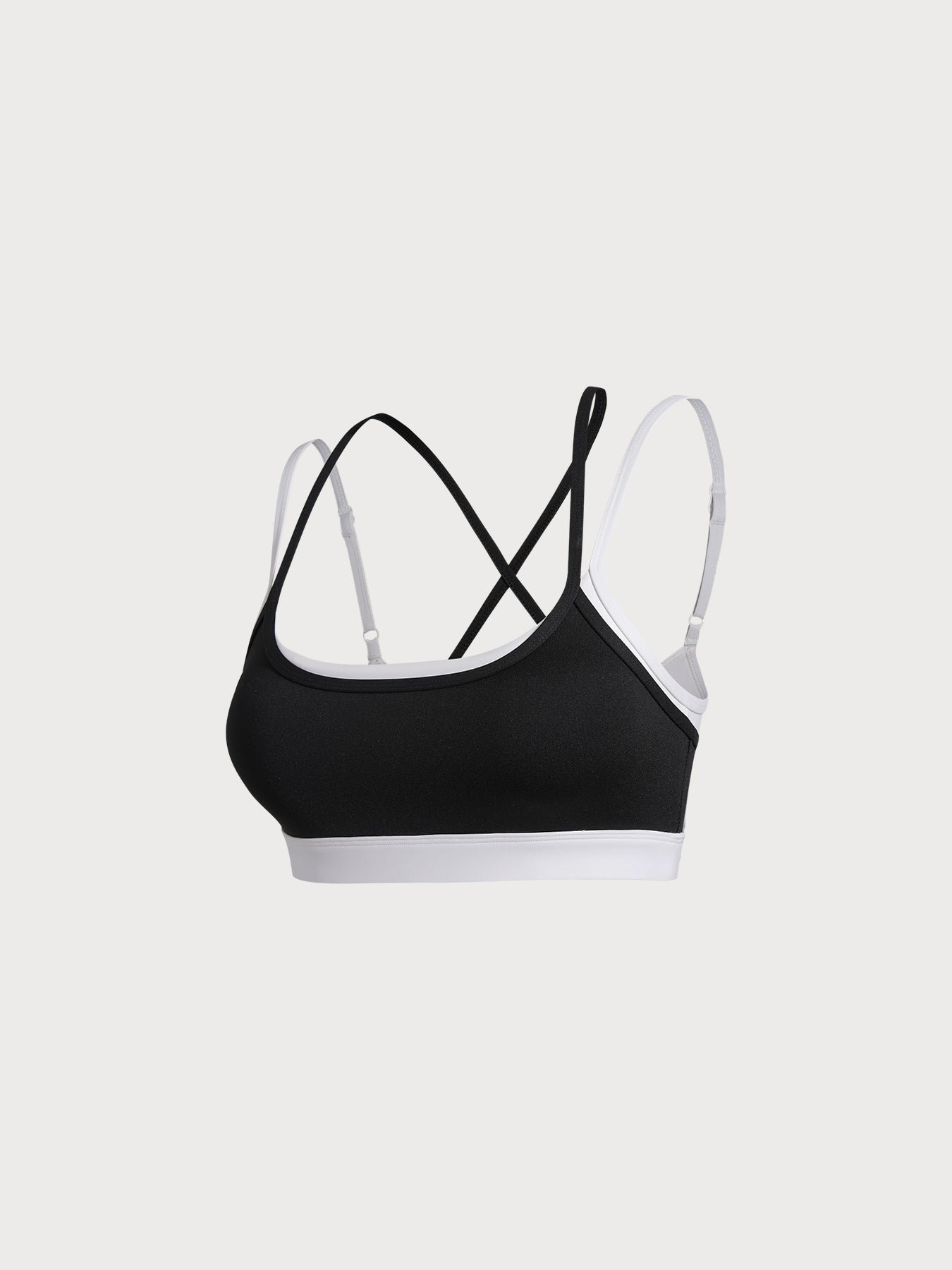 Women's Knitted Nylon Sports Bra Sustainable Yoga Tops - BERLOOK