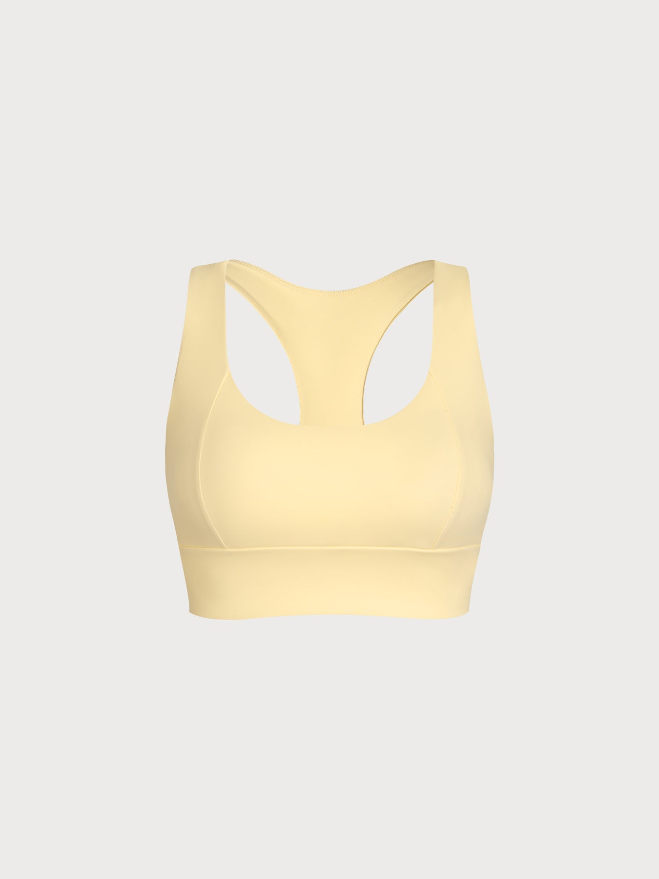 Women's Knitted Nylon Sports Bra Sustainable Yoga Tops - BERLOOK