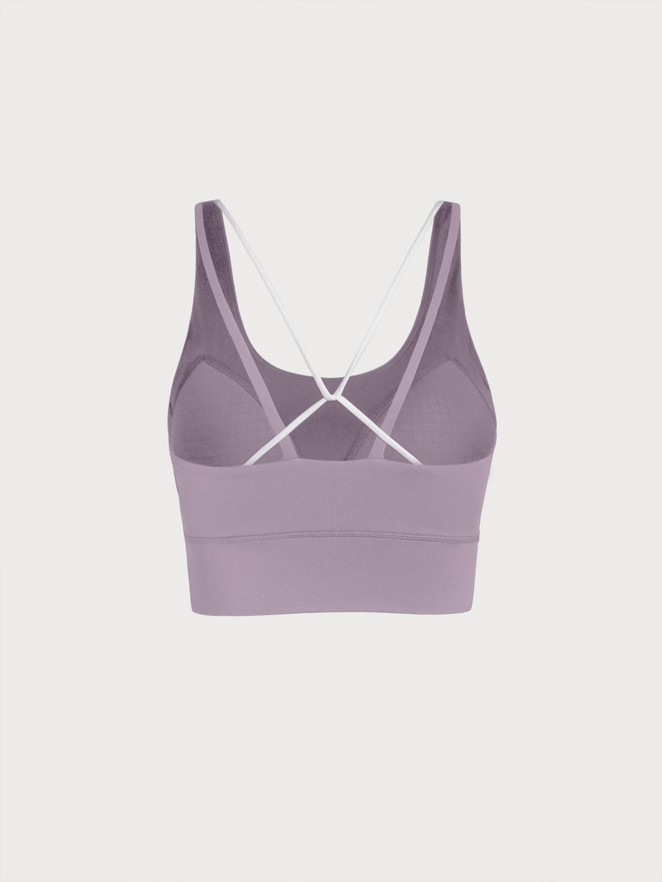 Women's Knitted Nylon Sports Bra Sustainable Yoga Tops - BERLOOK