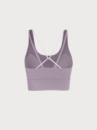 Women's Knitted Nylon Sports Bra Sustainable Yoga Tops - BERLOOK