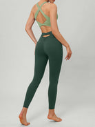 Women's Knitted Nylon Sports Bra Sustainable Yoga Tops - BERLOOK