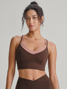 Women's Knitted Nylon Sports Bra Sustainable - BERLOOK - 02