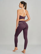 Women's Knitted Nylon Sports Bra Sustainable Yoga Tops - BERLOOK