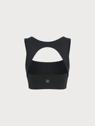 Women's Knitted Nylon Sports Bra Sustainable Yoga Tops - BERLOOK
