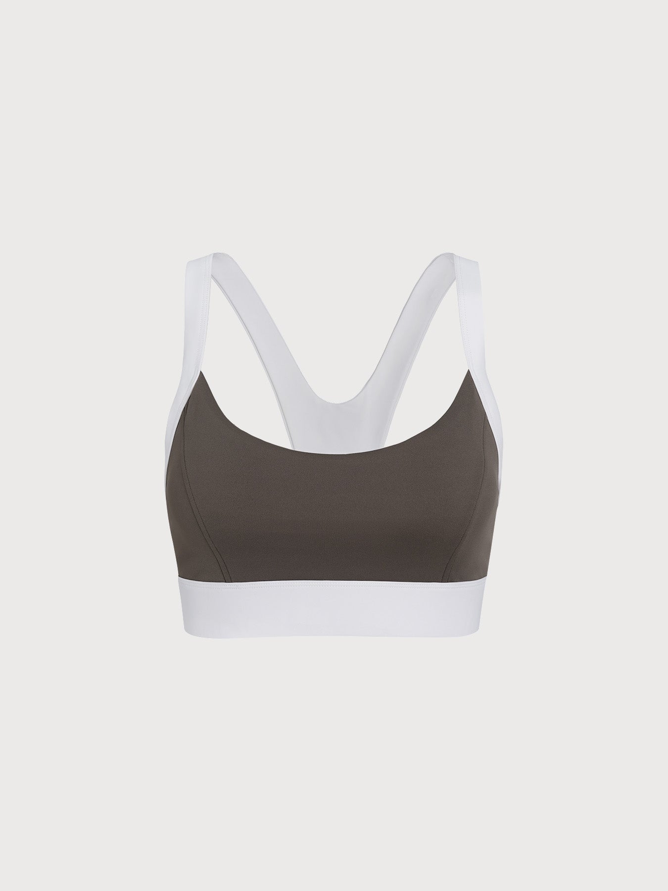 Women's Knitted Nylon Sports Bra Sustainable Yoga Tops - BERLOOK
