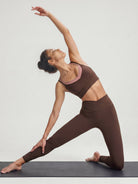 Women's Knitted Nylon Sports Bra Sustainable - BERLOOK