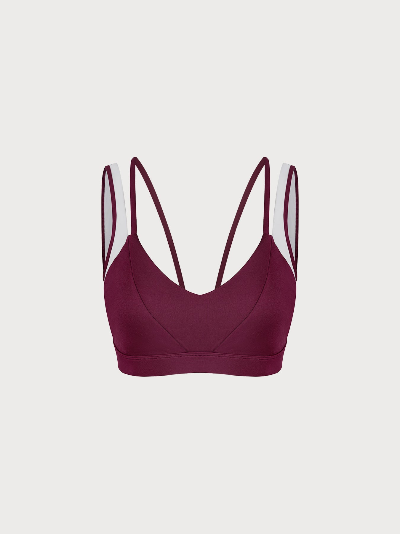 Women's Knitted Nylon Sports Bra Sustainable Yoga Tops - BERLOOK